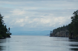 uitzicht over de Johnstone Strait | Quadra Island